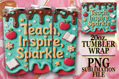Wholesome joy 20oz tumbler wrap, Teacher Product Image 1