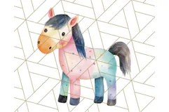 Watercolor Farm Animals PNG Clipart, Baby Nursery Decor Png Product Image 2