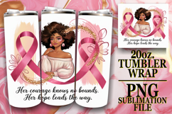 Dreamy escapes 20oz tumbler wrap, Cancer Product Image 1