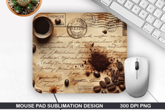 Vintage Mouse Pad Sublimation PNG Design - Mouse Pad PNG Product Image 1