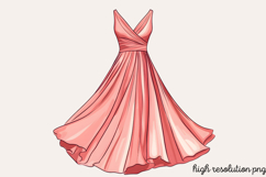 Pink Summer Sublimation Clipart PNG Product Image 1