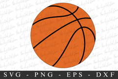 Basketball SVG | SVG Cut files | Cricut Product Image 1