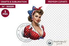 4th of July PNG independence day Patriotic Americana clipart Product Image 1