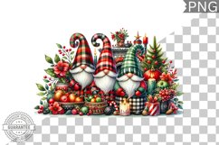 Christmas Gnome Sublimation - Clipart PNG Design Product Image 1
