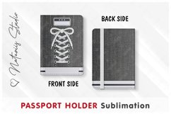 2 Sneaker patterns - Passport Holder sublimation. Product Image 4
