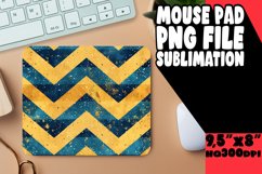 Glitter Stripe Mouse Pad with Colorful Art Product Image 1