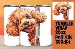 Dog Lover's Whimsical Joy Sublimation Tumbler Wrap - 20oz Product Image 1