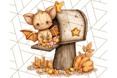 Halloween Fairy House Clipart PNG, Spooky Cottage Art Product Image 2