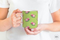 12 Shabby Chic Flowers Mug Sublimation PNG Bundle, Mug Wrap Product Image 3