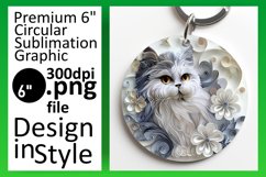 Charming Cat Charms: 3D Sublimation Edition Product Image 1
