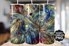 Stained On Stained Glass Tumbler Warp - Tumbler Design Product Image 1