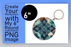 Vibrant Circle Design Car Coaster PNG , Watercolor Patter Product Image 1