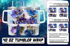 Garden Glamour: Tumbler Wrap Summer 40oz Product Image 1