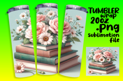 20oz Tumbler Graphic for DIY , Books Product Image 1