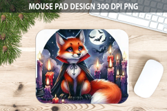 Watercolor Fox Mouse Pad Sublimation - Animal PNG Product Image 1