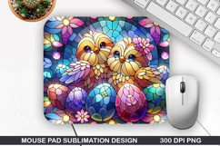 Mouse Pad Sublimation, Easter Mouse Pad PNG Design Product Image 1