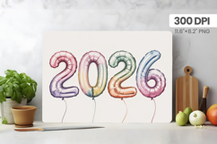 Happy New Year Cutting Board PNG Festive New Year's Eve 2026 Product Image 1