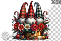 Christmas Gnome Sublimation - Clipart PNG Design Product Image 1