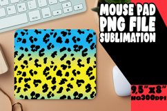 Gradient Leopard Mouse Pad Abstract Art PNG Product Image 1