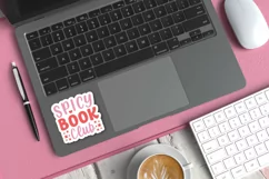 Printable Spicy Book Lover Sticker | Spicy Book Club Product Image 3