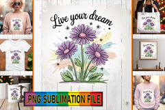 Whimsical TSHIRT Gift Ideas, Flowers Quote Product Image 1