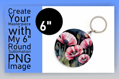 Dynamic Round Design for Coasters , Flowers Product Image 1