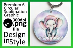 Bright Circle PNG Car Coaster Template , Animals Product Image 1