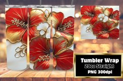 Unique Gift: 20oz Tumbler Design , 3D Flower Product Image 1