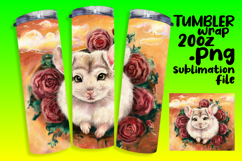ELEGANT 20oz Tumbler Graphic for Gifts , Animals In Wall Product Image 1