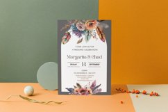 54 Boho Watercolor Flower Clipart Product Image 5