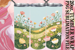 Gentle Moments 20oz tumbler wrap, Spring Product Image 1