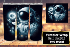 20oz Tumbler Wrap for Personalization , Astronaut Product Image 1