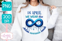 Autism Awareness Month PNG sublimation design Product Image 3