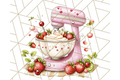 Cottagecore Kitchen Mixer, Apron PNG Clipart, Retro Floral Product Image 2