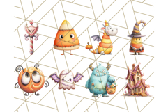 Whimsical Halloween Candy PNG Clipart Product Image 2