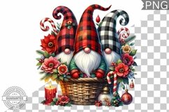 Christmas Gnome Sublimation - Clipart PNG Bundle Product Image 5