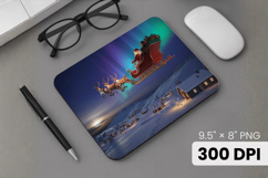 Winter Wonderland Snowflake PNG, Icy Tree Mouse Pad Design Product Image 1