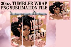 ENCHANTED GIFT 20oz TUMBLER WRAP, Love Girl Product Image 1