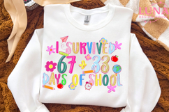 Happy 100 Days of School Png, 100 Days of School Png Product Image 5