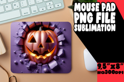 Whimsical Mouse Pad Ideas for Gifts, 3D Pumpkin Product Image 1