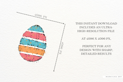 Easter Pastel Eggs Clipart Product Image 6