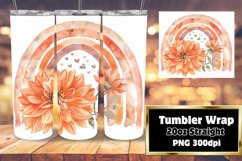 Vibrant Rainbow Wrap for 20oz Tumbler Product Image 1