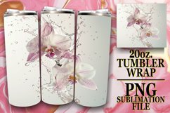 Floral Oasis: 20oz Tumbler Sublimation Splash Product Image 1