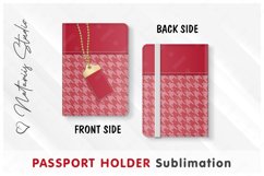2 Trendy Fashion patterns - Passport Holder sublimation. Product Image 4