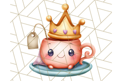 Princess Tea Party PNG Clipart with Teacups &amp; Fancy Treats Product Image 2
