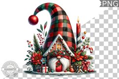 Christmas Gnome Sublimation - Clipart PNG Design Product Image 1