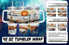 Shimmering Wildflower Tumbler Wrap: Sublimation,40oz Product Image 1