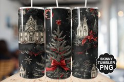 Gothic Christmas Tumbler | Christmas Tumbler Wrap Product Image 1