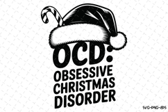Obsessive Christmas Disorder Svg | Christmas Svg | Svg File Product Image 1