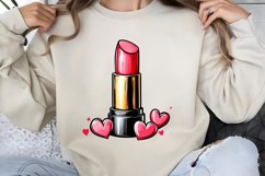 Retro Valentine Clipart PNG Product Image 1